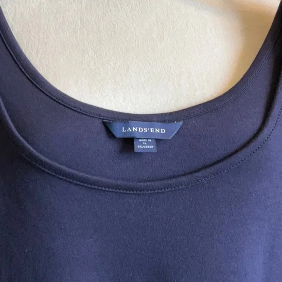 Land's End, NWOT - Women's Black Cotton Sleeveless Top, 3X - Picture 3 of 8